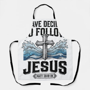 I Have Decided To Follow Jesus Vintage Shirt Apron
