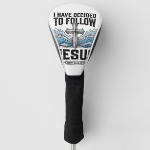 I Have Decided To Follow Jesus Vintage Shirt Golf Head Cover