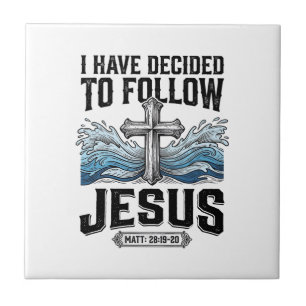 I Have Decided To Follow Jesus Vintage Shirt Tile