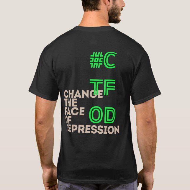 I have Depression_ Neon T-Shirt (Back)