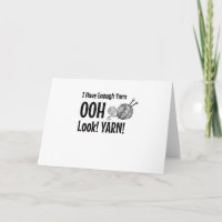 I Have Enough Yarn Funny Knitting Crochet