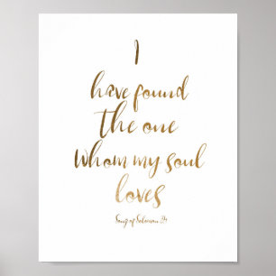 I Have Found The One Wedding Sign Bible Verse