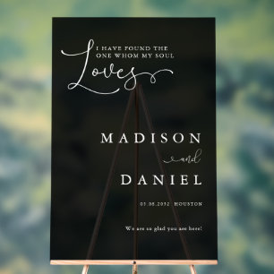 I have found the one whom my soul love! Script, Acrylic Sign