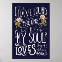I have found the one whom my soul loves sign art