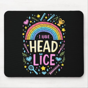 I Have Head Lice Funny Retro Offensive Inappropria Mouse Pad