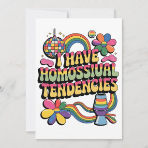 I Have Homosexual Tendencies LGBT Pride Month Announcement