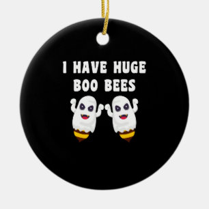 I Have Huge Boo Bees Halloween Matching Ceramic Tree Decoration