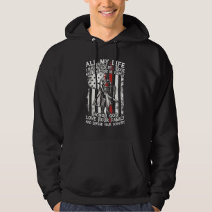 I Have Lived By A Code Love Family Defend Country  Hoodie