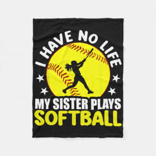 I Have No Life My Sister Plays Softll _1 Fleece Blanket