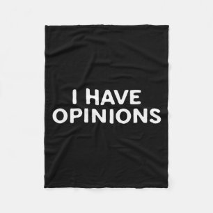 I Have Onions Bold Funny Statement Design  Fleece Blanket
