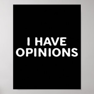 I Have Onions Bold Funny Statement Design  Poster