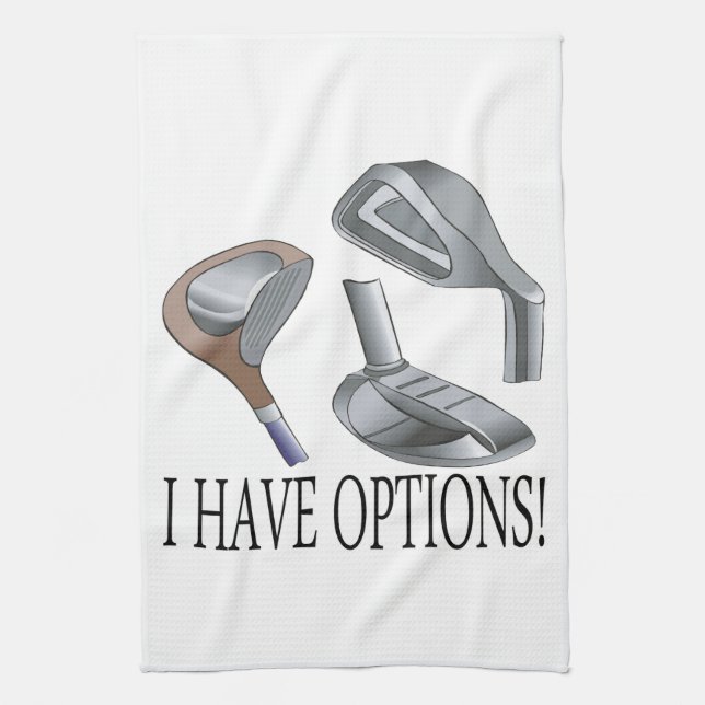 I Have Options Tea Towel (Vertical)