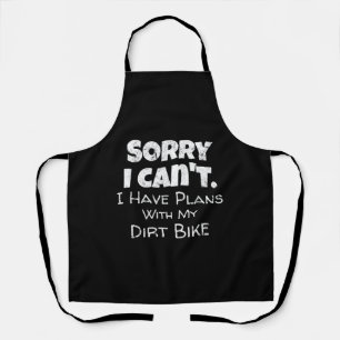 I Have Plans With My Dirt Bike Gift Apron