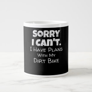 I Have Plans With My Dirt Bike Gift Large Coffee Mug
