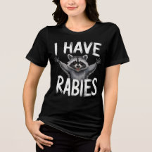 I Have Rabies Opossum Retro