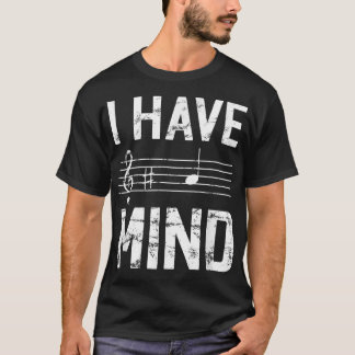 I Have Sharp Mind Sheet Music Instrumentalist  T-Shirt