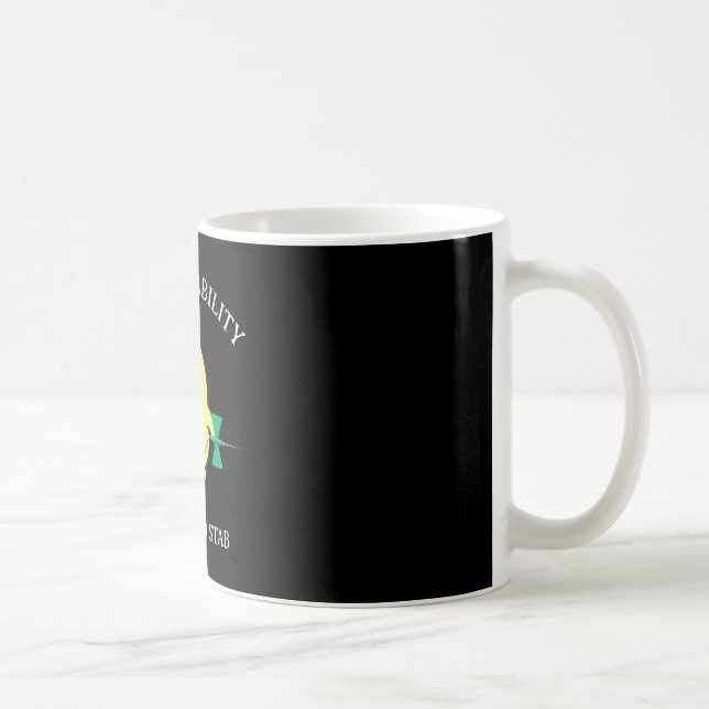 I Have Stability Funny Chicken Phlebotomy Tech Phl Coffee Mug (Right)
