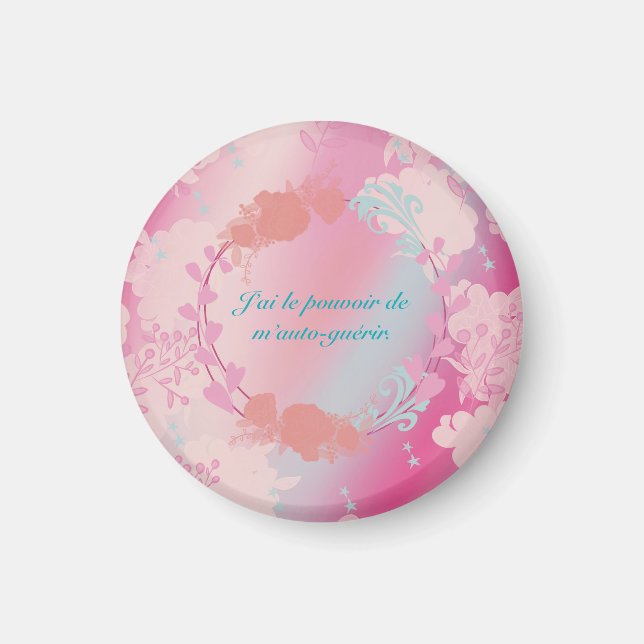 I have the power to heal myself magnet (Front)