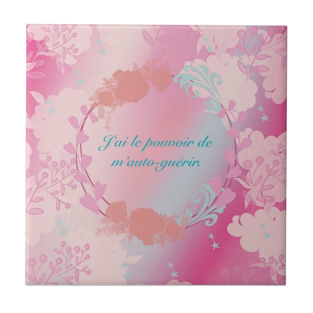I have the power to heal myself tile (Front)
