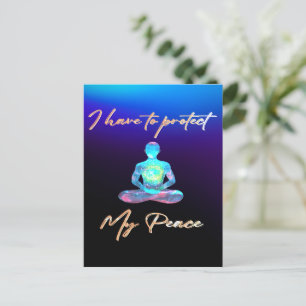 I Have To Protect My Peace Postcard