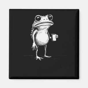 I Have To Say Weird Stuff Or I'll Die Funny Frog M Magnet