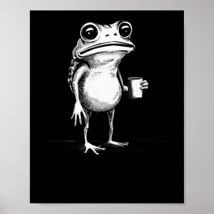 I Have To Say Weird Stuff Or I'll Die Funny Frog M Poster