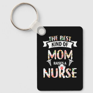 I Have Two Titles Mom And Nurse Cute Nursing Mothe Key Ring