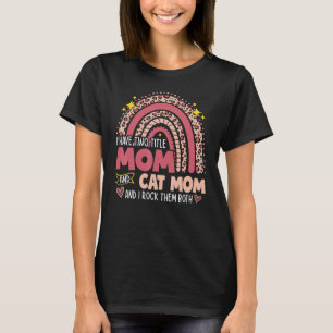 I Have Two Titles Mum And Cat Mum Mothers Day Rain T-Shirt