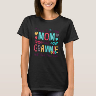 I Have Two Titles Mum And Grammie Women Floral Dec T-Shirt