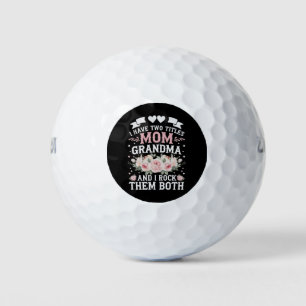 I Have Two Titles Mum And Grandma Cute Mothers Day Golf Balls