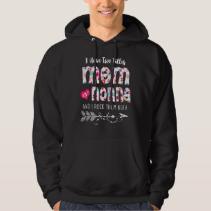 I Have Two Titles Mum And Nonna Women Floral Decor Hoodie