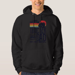 I Have Two Titles Trucker And Dad Vintage Truck Fa Hoodie