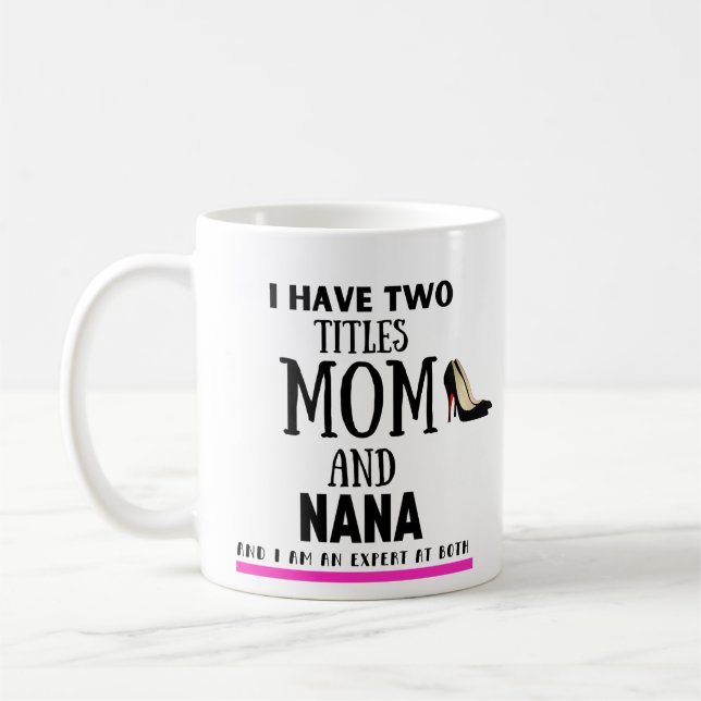I have Two Tittles  Coffee Mug (Left)