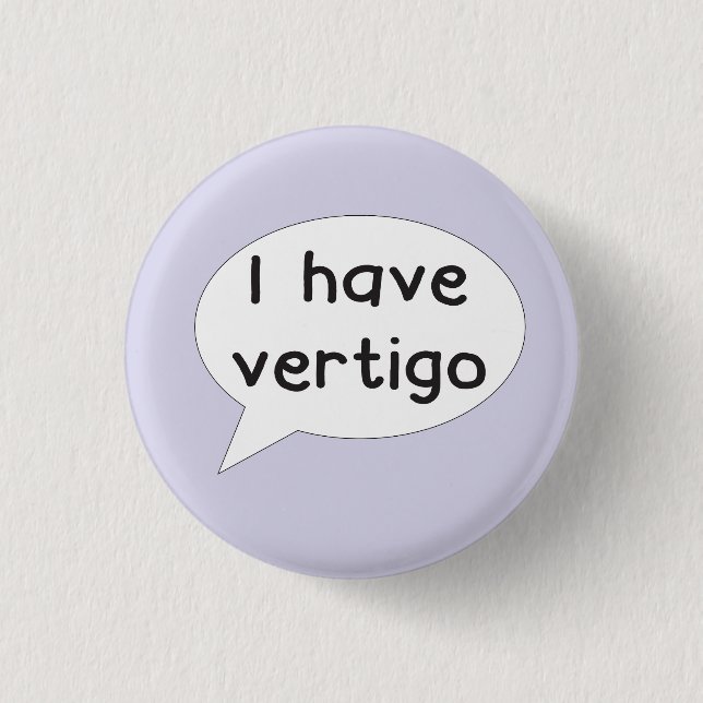 I have vertigo badge (Front)