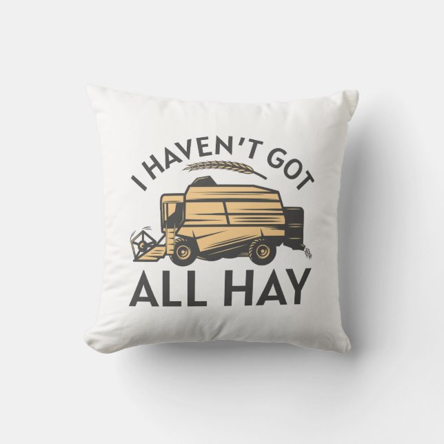 I Haven’t Got All Hay Cushion (Front)