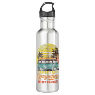 I Haven't Been Everywhere But Its On My List Distr 710 Ml Water Bottle