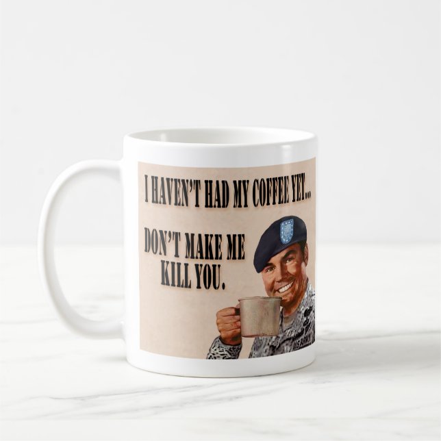 I haven't had my coffee yet... mug (Left)