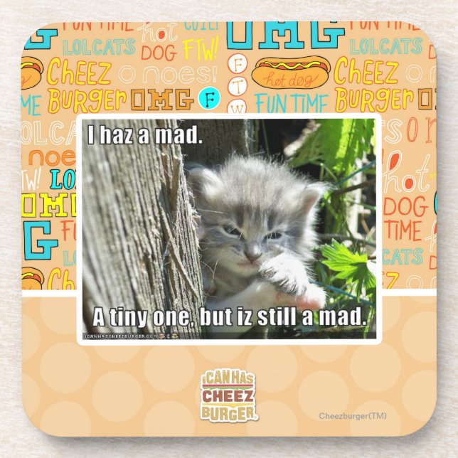 I haz a mad coaster (Front)