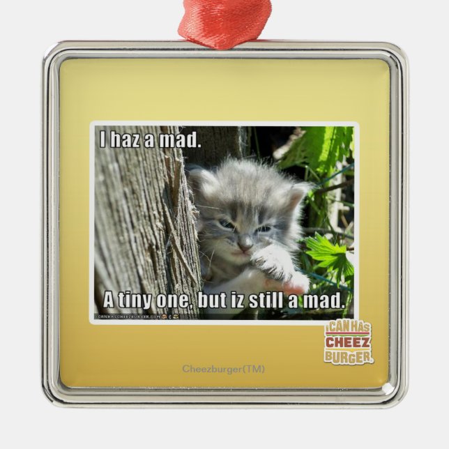 I haz a mad metal tree decoration (Front)