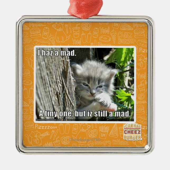 I haz a mad metal tree decoration (Front)