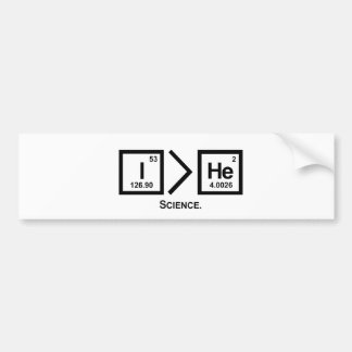 I > He Bumper Sticker