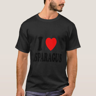 I He Love Asparagus Vegan Vegetarian Favourite Veg T-Shirt