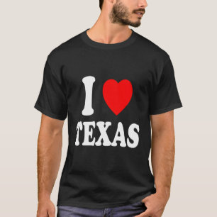 I He Love Texas Travel Vacation Tourism Home Birth T-Shirt