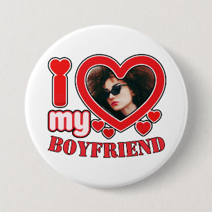 I Heart 7.5 Cm Round Badge