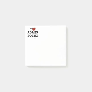 I heart Adams Point Post-It Notes