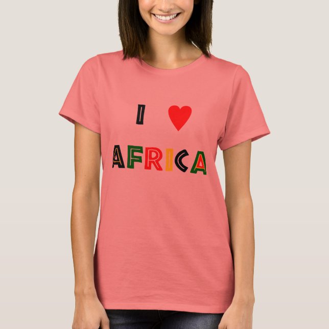 "I Heart Africa" shirt (Front)
