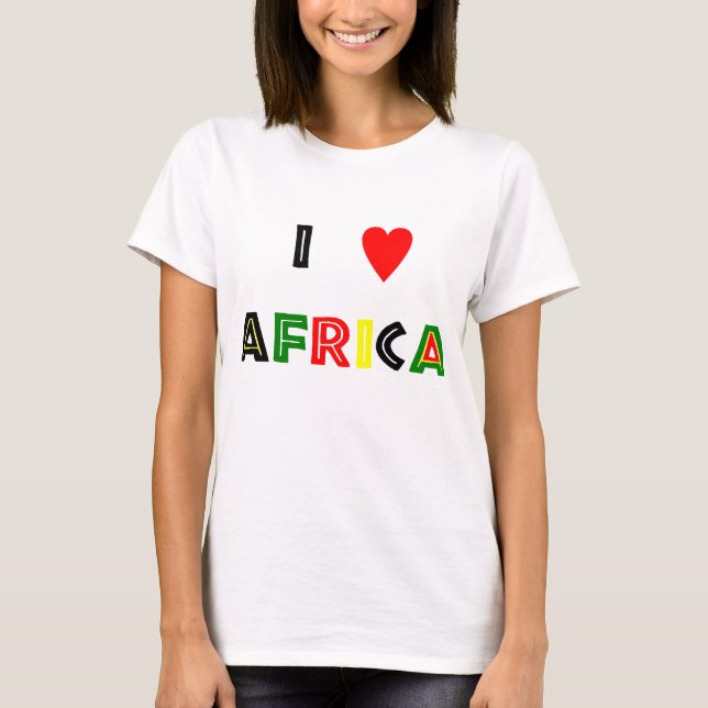 "I Heart Africa" shirt (Front)
