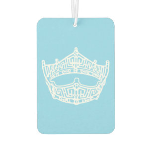 I Heart American Pageant Iconic Crown  Car Air Freshener