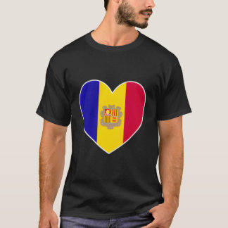 I Heart Andorra - Fun Andorran Flag Heart T-Shirt