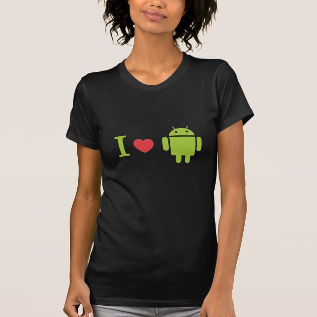 I heart Android T-Shirt (Front)